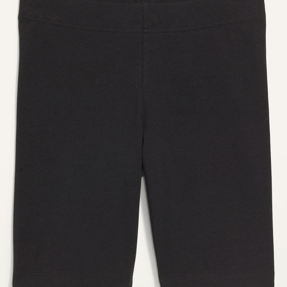 NWT OLD NAVY High-Waisted Biker Shorts -- 8-inch inseam  Color: Blackjack - Picture 1 of 10